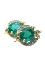 Zonder minimumprijs - Oorbellen - 9 kt. Zilver, Geel goud, Handtassen en Accessoires, Oorbellen, Nieuw