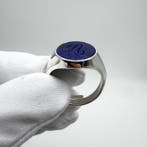 Sans prix de réserve - Bague Argent Lapis-lazuli - C gravé