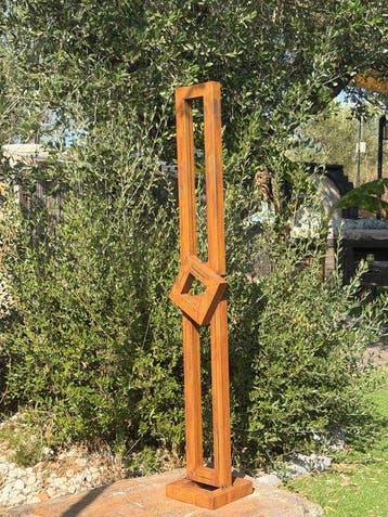 Ana Lucia B.M - Sculpture Corten - XXL - NO Reserve