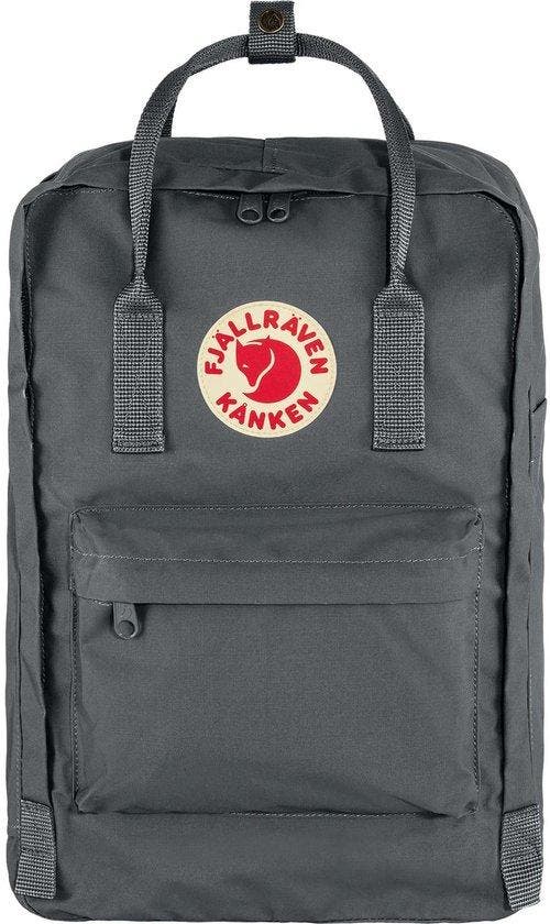 Fjällräven Kånken Laptop 15 Unisex Rugzak - Super Grey, Computers en Software, Laptoptassen, Nieuw, Verzenden