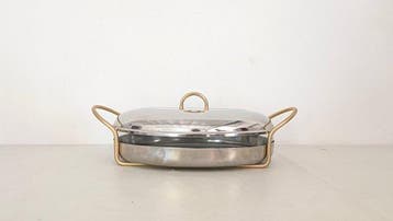 Gottinghen - Plat de cuisson - Plaqué(e) argent, Acier