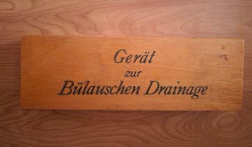 Medisch instrument - Metaal, Hout - Bühlau drainage 1943
