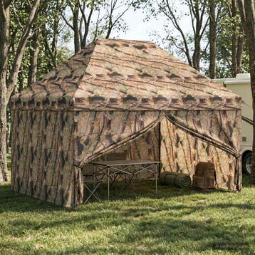 vidaXL Pop-up Gazebo met 4 Zijwanden 3 x 4,5 m Bos, Verzenden