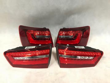 Audi RS6 C7 11-14 complete LED achterlichten, Verzenden, Gebruikt