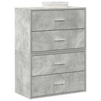vidaXL Kasten met 2 lades 2 st 60x31x40 cm bewerkt hout, Verzenden, Nieuw