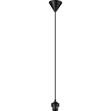 Moderne Stoffen LED Hanglamp - Zwarte LED Hanglamp Trion Alp, Verzenden, Nieuw