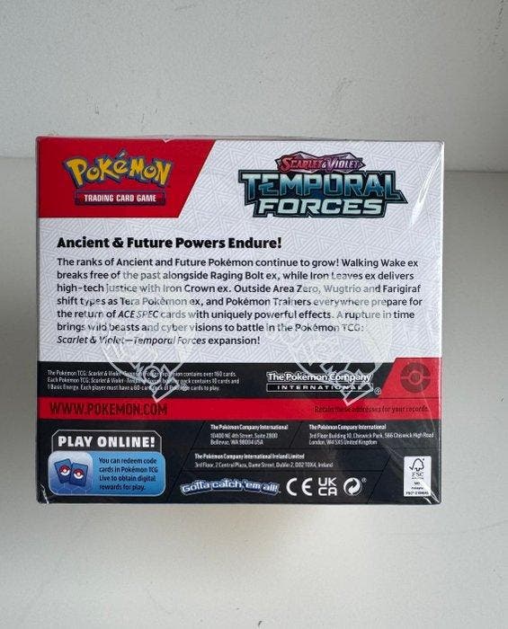 Pokémon - 1 Booster box - Temporal Forces english Booster, Hobby & Loisirs créatifs, Jeux de cartes à collectionner | Pokémon