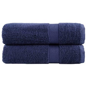 vidaXL Badhanddoeken SOLUND 2 st 600 g/m² 70x140 cm, Verzenden, Nieuw