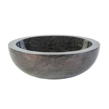 Waskom BWS Stone Rond 35x35x12 cm Gepolijst Natuursteen, Doe-het-zelf en Bouw, Ophalen of Verzenden, Nieuw, Overige typen