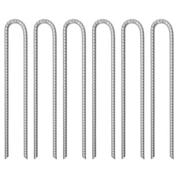 vidaXL Tentharingen 6 st U-vormig Ø12 mm 41,5 cm, Verzenden, Nieuw