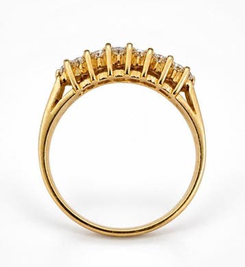 Ring - 19.2 kt. Geel goud - 0.35ct. tw. Diamant (Natuurlijk), Nieuw