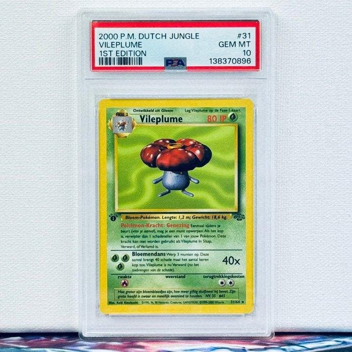Pokémon Graded card - Vileplume 31 1st Edition - Pokémon -, Hobby & Loisirs créatifs, Jeux de cartes à collectionner | Pokémon
