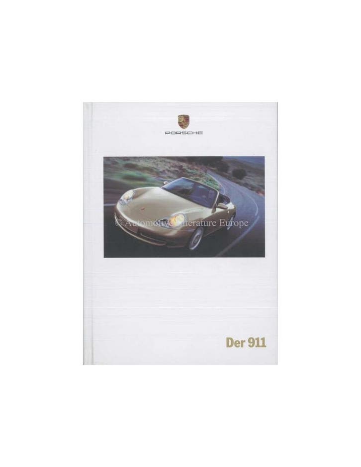 2000 PORSCHE 911 CARRERA HARDCOVER BROCHURE DUITS, Livres, Autos | Brochures & Magazines, Enlèvement ou Envoi