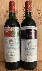 1989 & 1990 Chateau Mouton Rothschild - Bordeaux, Pauillac, Verzamelen, Wijnen, Nieuw