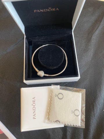 Sans prix de réserve - Pandora - Bracelet - Happy Hearts, Bijoux, Sacs & Beauté