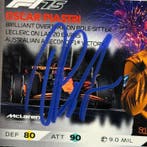 Mclaren - Topps 109 Gp Australian signed - Oscar Piastri -