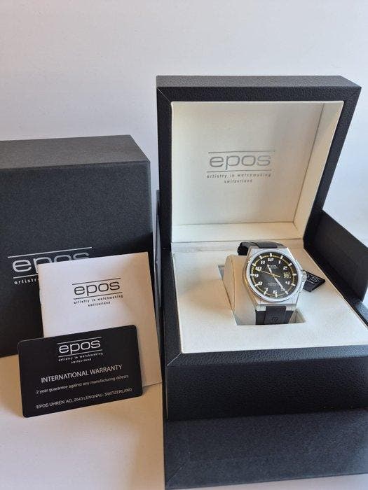 Epos - Sport 3505 Automatic Nuovo full set - 3505132205555 -, Handtassen en Accessoires, Horloges | Heren