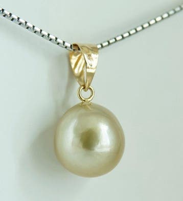 Sans prix de réserve - Pendentif - 18 carats Or jaune Perle