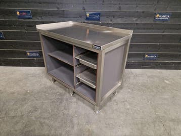 Onderstel voor oven of combisteamer | RVS | trespa | 107 cm