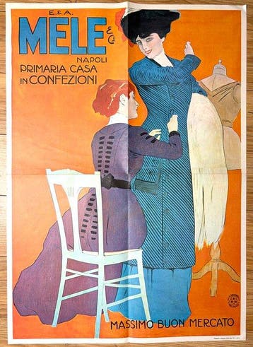 Marcello Dudovich / Leopoldo Metlicovitz - Vintage 1970 -