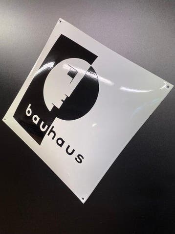 Bauhaus - Emaille bord - Bauhaus emaille bord 51 cm Ontwerp