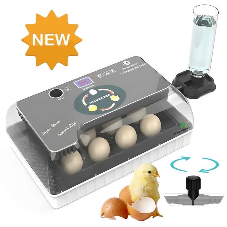 Slimme Broedmachines Expert Volautomatisch + GRATIS eieren, Animaux & Accessoires, Volatiles | Accessoires, Envoi