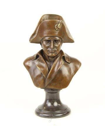 sculptuur, Neoclassical Bronze Bust of Napoleon – After