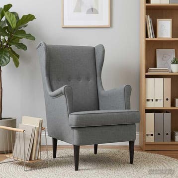 vidaXL Fauteuil Donkergrijs Stof, Huis en Inrichting, Fauteuils, Verzenden, Nieuw