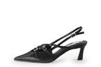 Steve Madden Slingbacks in maat 37½ Zwart, Verzenden, Zwart, Steve Madden, Zo goed als nieuw