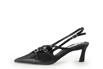 Steve Madden Slingbacks in maat 37½ Zwart, Kleding | Dames, Schoenen, Verzenden, Zwart, Steve Madden, Zo goed als nieuw