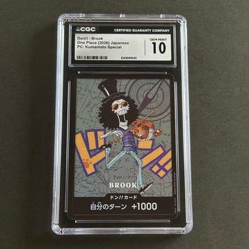 Bandai - 1 Graded card - One Piece - Brook Promo card,, Nieuw