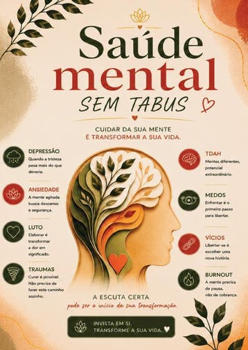 Saude Mental Sem Tabus | Sam Psicoterapeuta | Nieuw, Verzenden, Nieuw, Sam Psicoterapeuta