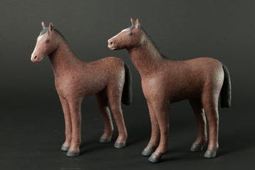 Keramische paardensculpturen – Kaori Morozumi (), Jungle