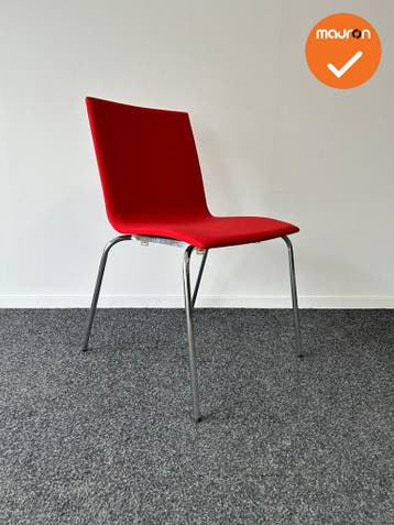 Vergaderstoel - Casala - Onyx - Rood, Vergader- of Presentatieruimte, Ophalen of Verzenden, Gebruikt, Stoel