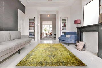 Geel vintage - Vloerkleed - 255 cm - 160 cm - met, Nieuw