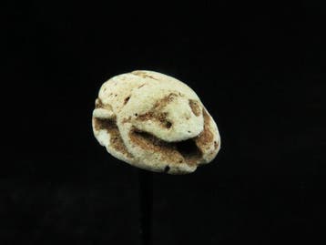 Égypte ancienne Faience Scarabée royal de Ramsès IV - « Ken