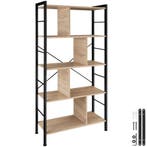 tectake Wandkast Charleston 75.5x30x155cm - Industrieel lich, Huis en Inrichting, Verzenden, Nieuw
