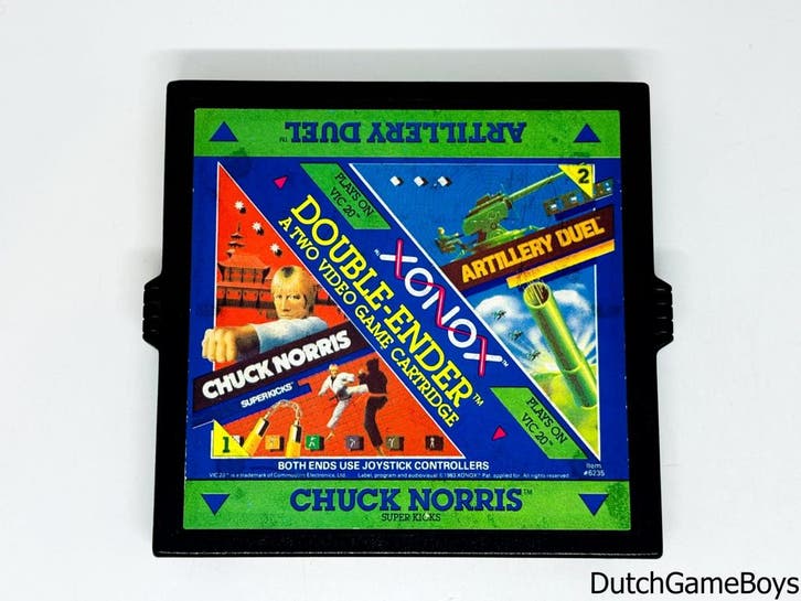 Commodore Vic-20 - Double Ender - Chuck Norris / Artillery D, Consoles de jeu & Jeux vidéo, Jeux | Autre, Envoi
