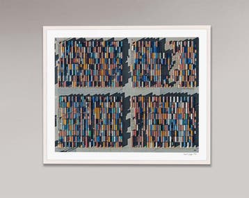 Bernhard Lang - AV_Harbour_001, Antiek en Kunst
