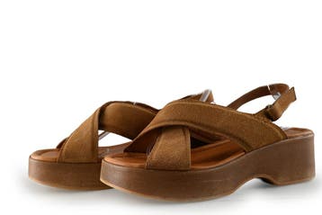 Sacha Sandalen in maat 42 Cognac, Kleding | Dames, Schoenen, Overige kleuren, Verzenden, Sandalen of Muiltjes, Zo goed als nieuw