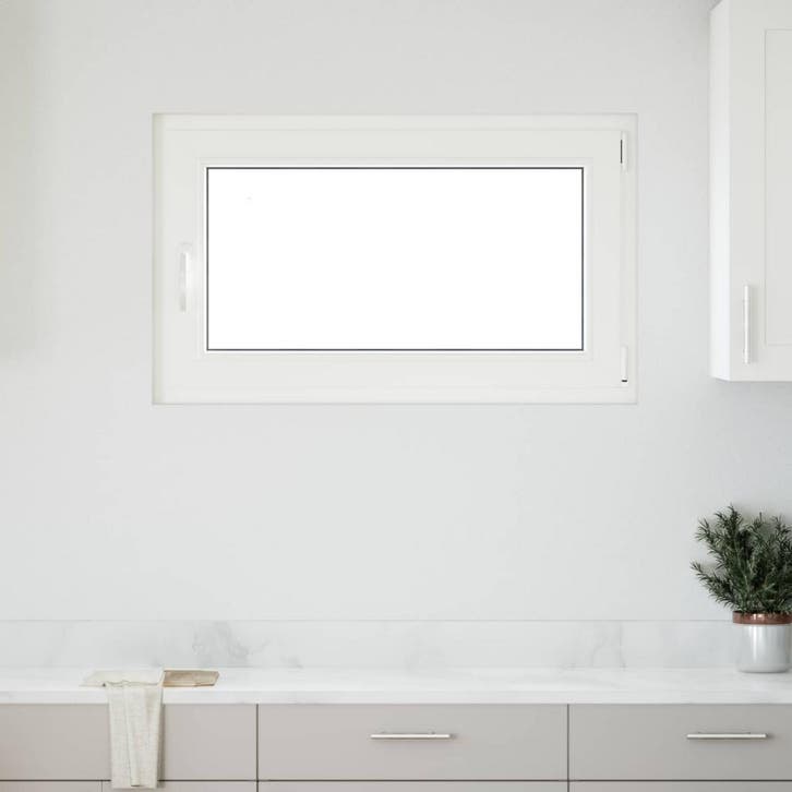 vidaXL Kelderraam RISOR 100 x 60 cm PVC en Glas, Doe-het-zelf en Bouw, Raamkozijnen en Schuifdeuren, Nieuw, Verzenden