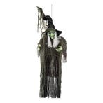 Halloween Pop Heks Groen 1,9m, Hobby en Vrije tijd, Verzenden, Nieuw