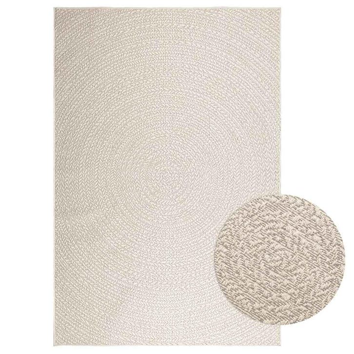 vidaXL Vloerkleed ZIZUR room binnen en buiten 160x230 cm, Huis en Inrichting, Stoffering | Tapijten en Vloerkleden, Nieuw, Verzenden