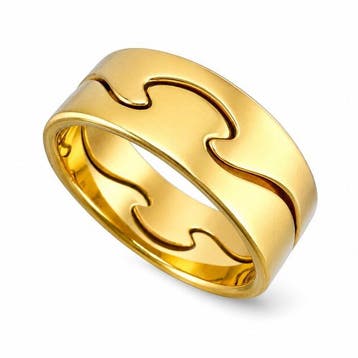 Bague - 18 carats Or jaune, Bague convertible exclusive en, Handtassen en Accessoires, Ringen, Nieuw