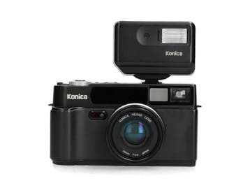 Konica Hexar AF + HX-14 Flash - 1 jaar garantie, TV, Hi-fi & Vidéo, Appareils photo numériques, Ophalen of Verzenden, Comme neuf