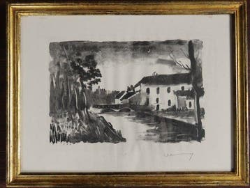Maurice De Vlaminck (1876-1958) - Le Moulin de la Naze, Antiek en Kunst