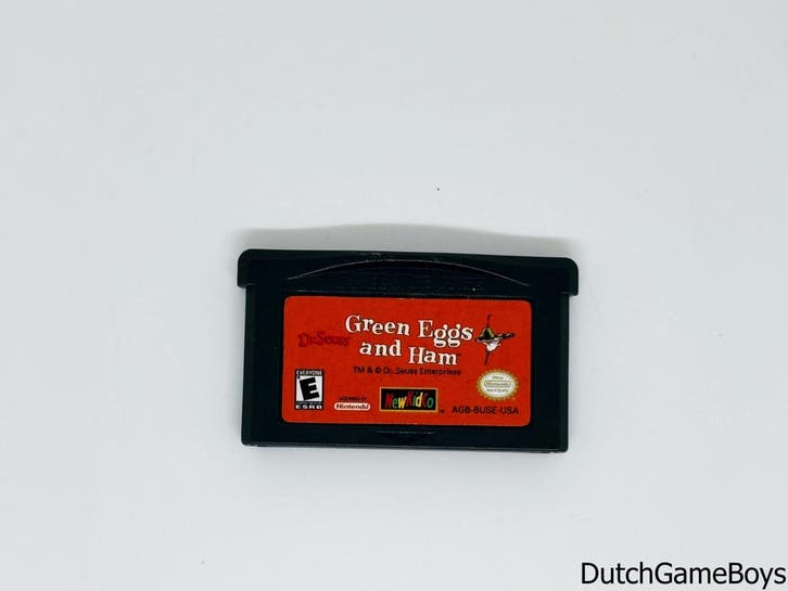 Gameboy Advance / GBA - Dr. Seus - Green Eggs And Ham - USA, Games en Spelcomputers, Games | Nintendo Game Boy, Gebruikt, Verzenden