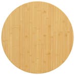 vidaXL Tafelblad Ø 70x1,5 cm bamboe, Verzenden, Nieuw