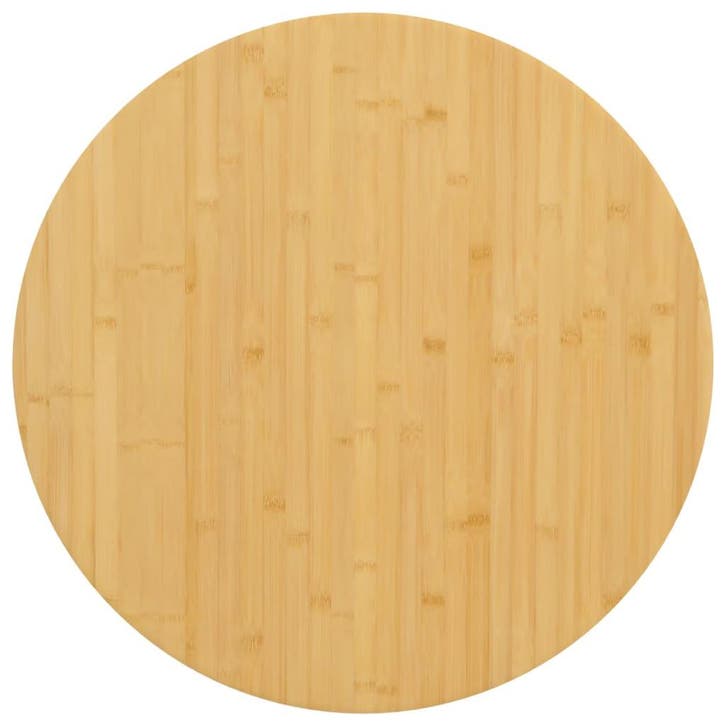 vidaXL Tafelblad Ø 70x1,5 cm bamboe, Huis en Inrichting, Tafelonderdelen, Nieuw, Verzenden