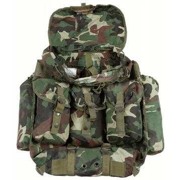 Turkse landmacht Alice Pack veldrugzak 55L, Forest camo, Ophalen of Verzenden, Gebruikt, Rugzak